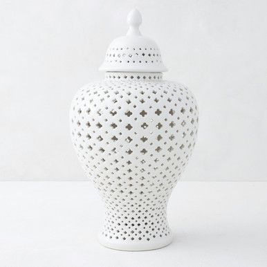 Ceramic Filigree Jar | Z Gallerie