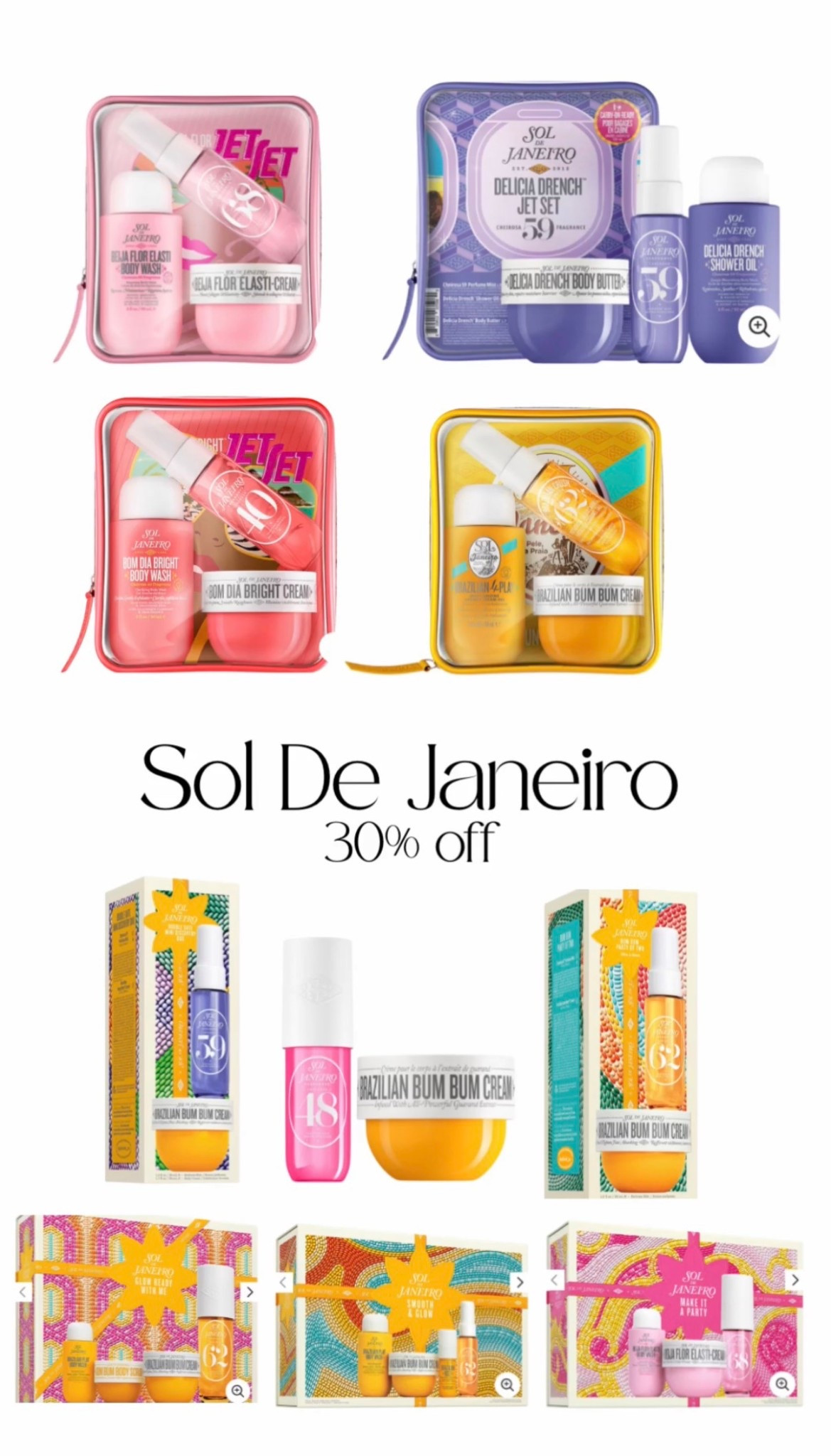 30% off Sol De Janeiro! The perfect stocking filler 🫶🏼

#LTKCyberWeek #LTKgiftguide #LTKfestive