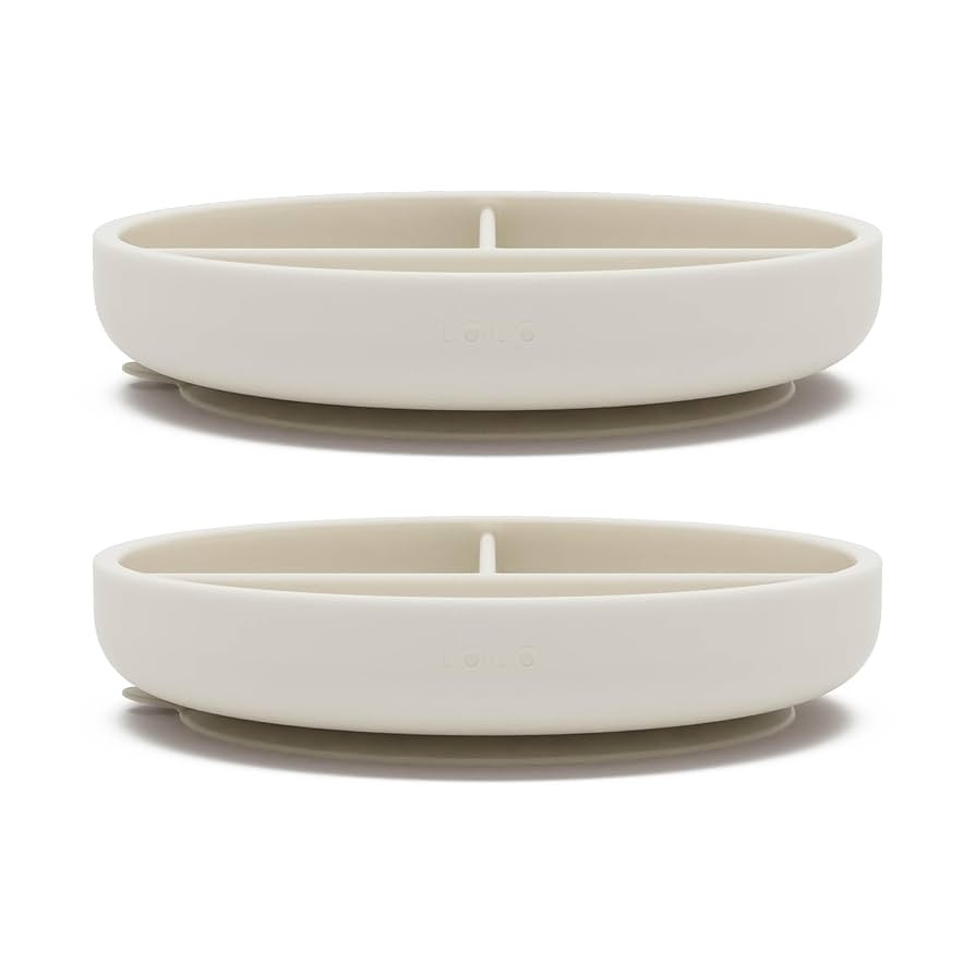 Lalo Suction Plates - 2 Pack, 100% Silicone Non-Toxic BPA-Free Baby Plates with Suction Base To P... | Amazon (US)