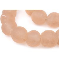 32 Jumbo Rose Pink Recycled Glass Beads - Ghana Round Fair Trade | Rcy-Rnd-Pnk-981 | Etsy (US)