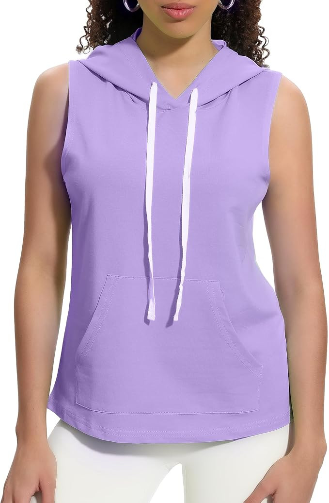 Xeoxarel Women's Sleeveless Vest Hoodies Tank Top (S-XL) | Amazon (US)