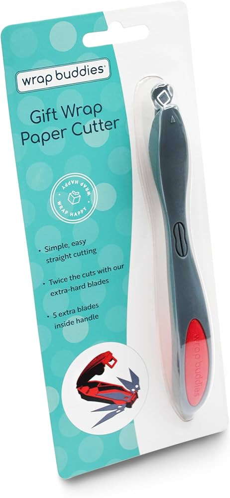 Wrap Buddies Gift Wrap Cutter - Wrapping Paper Cutter for Seamless Cutting, Gift Wrap Cutter Tool... | Amazon (US)