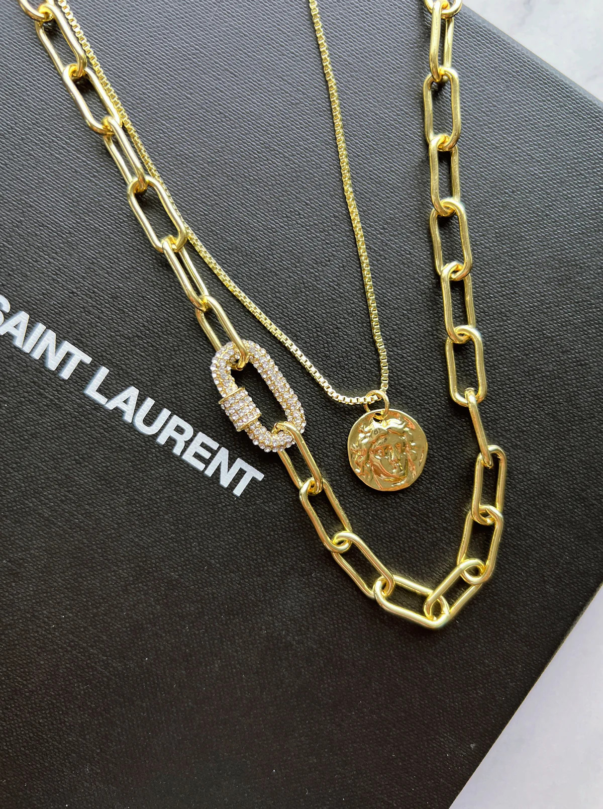 COIN & GLITZ NECKLACE SET | raëliv