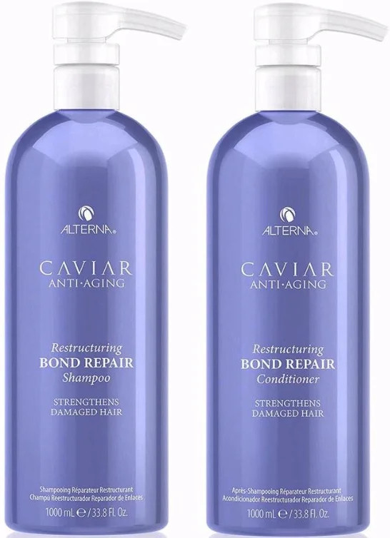 Alterna Caviar Restructuring Bond Repair Shampoo & Conditioner 33.8 Liter Set | Walmart (US)