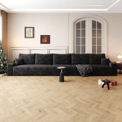 Cloud Couch Modern Modular Sofa with Deep Seat, Upholstered Couches for Living Room Bedroom,No Assembly Required, Black | Target