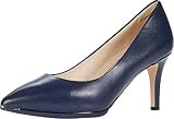 Cole Haan womens Grand Ambition (75mm) Pump, Marine Blue Leather Black Sole Edge Marine Bl Os Gold H | Amazon (US)