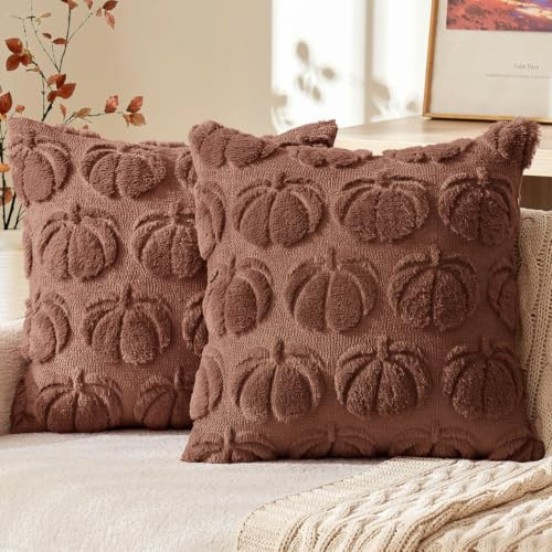 MIULEE Fall Pillow Covers Pumpkin Fall Decor 20x20 Autumn Glaze | Amazon (US)