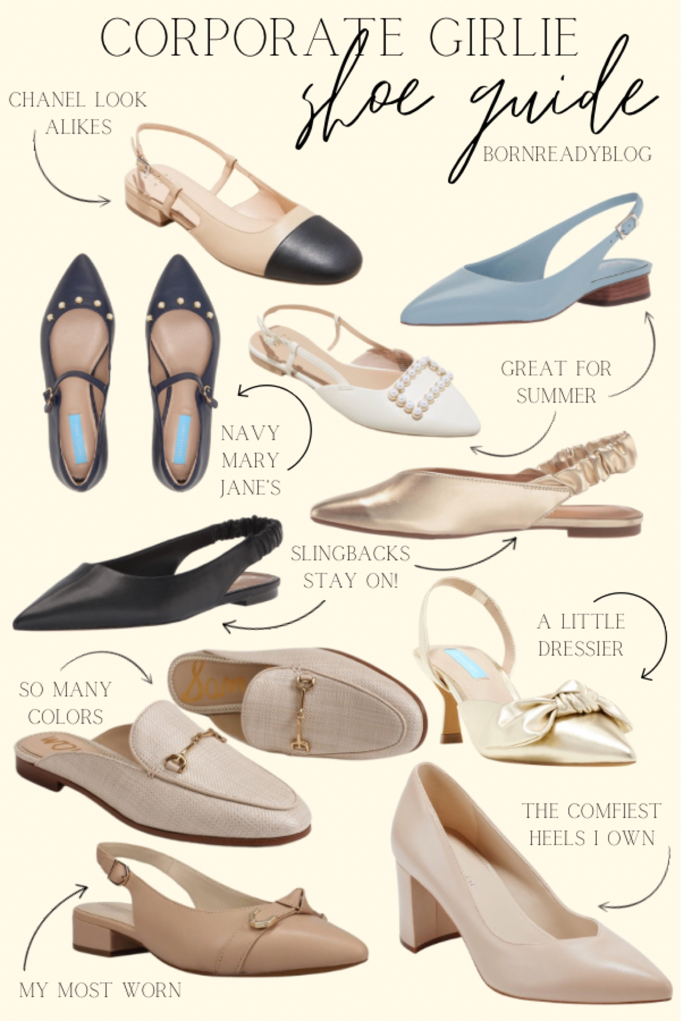 Corporate Girl shoe guide to look cute and fashionable but stay comfortable while you’re in the office all day 

#LTKstyletip #LTKfindsunder100 #LTKfindsunder50