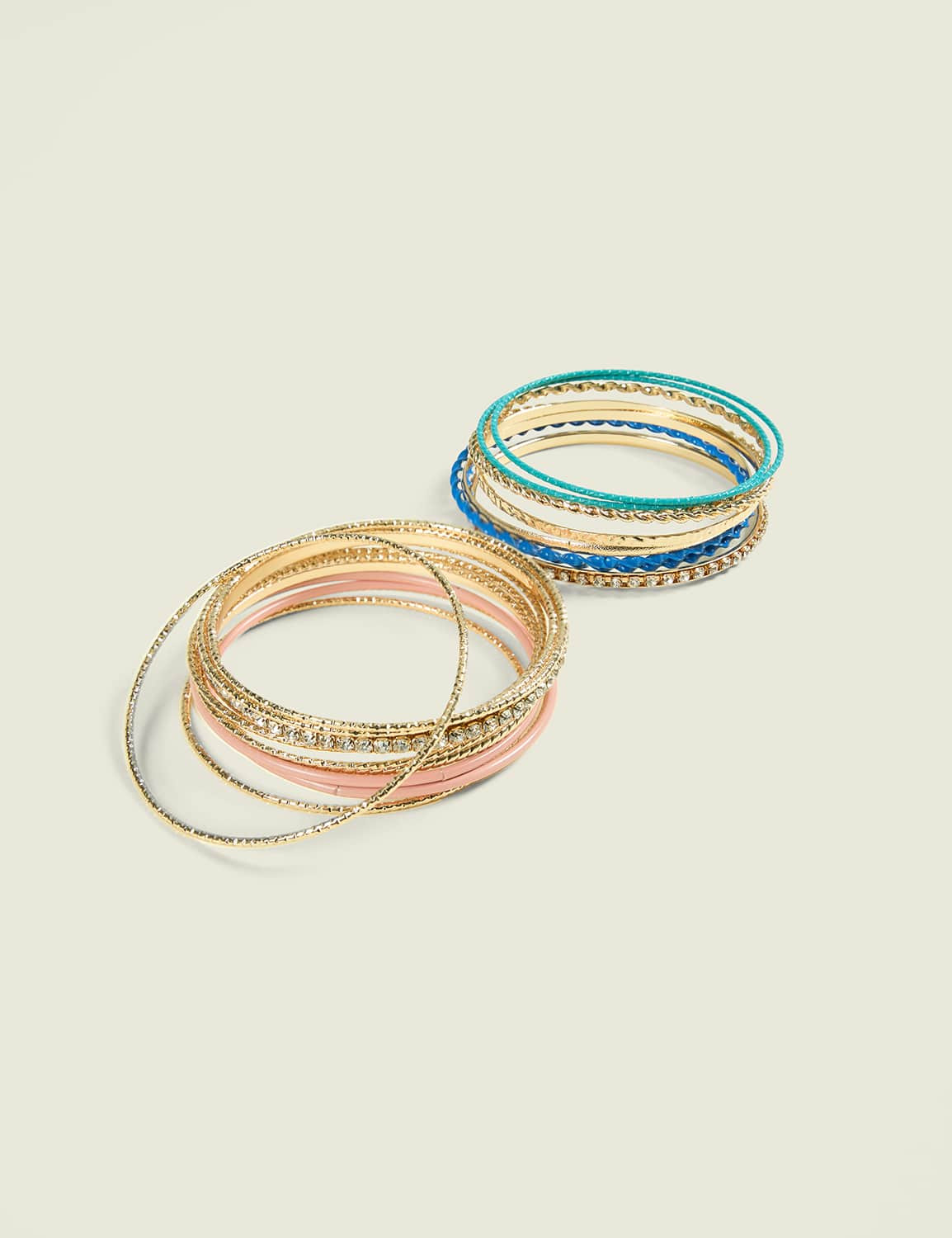 Pink & Blue Bangle Set | Lane Bryant (US)