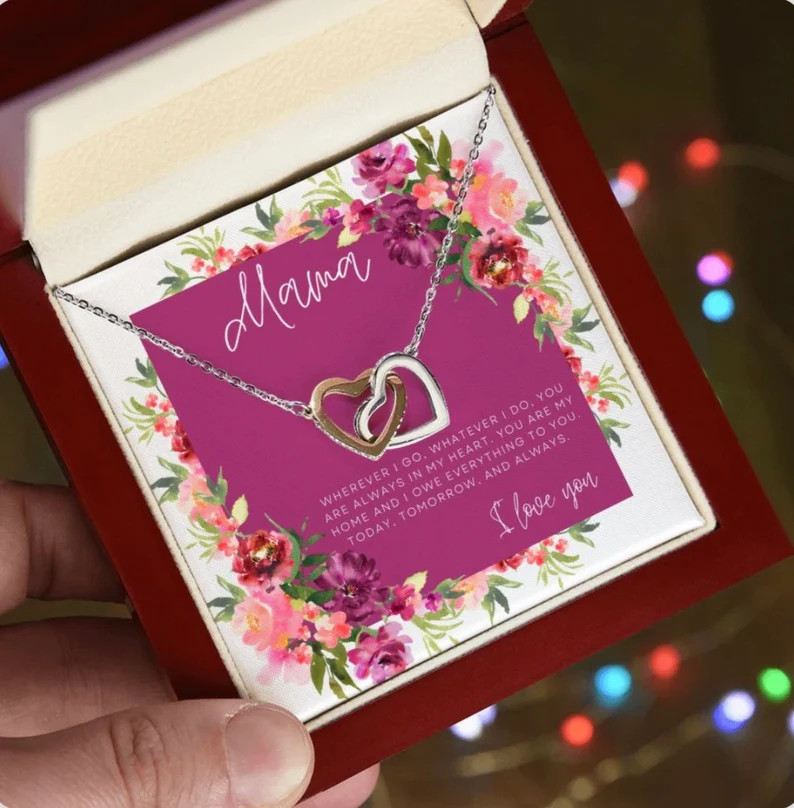 To Mama necklace: I love you necklace. Gifts for mom, mom gifts, mama gifts, Christmas gifts for ... | Etsy (US)