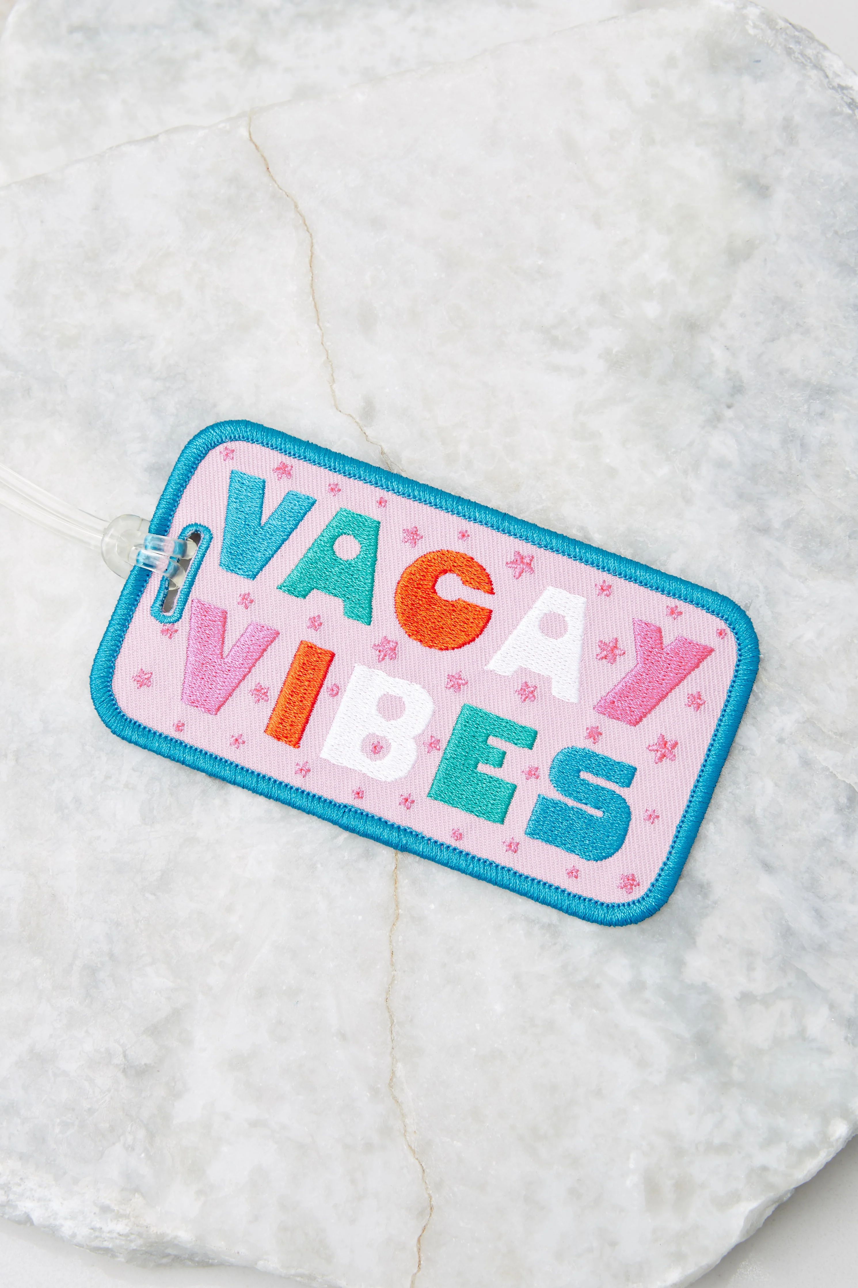 Vacay Vibes Luggage Tag | Red Dress 