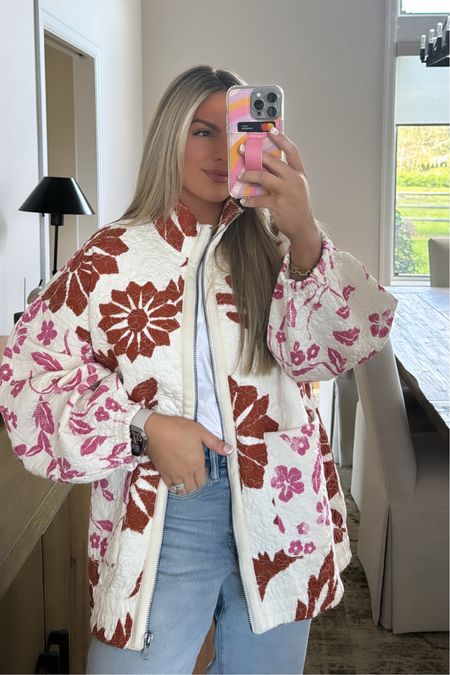 Size medium in the jacket! Very oversized 🫶🏼

#LTKU #LTKStyleTip #LTKSeasonal