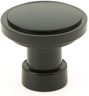 Emtek Haydon Cabinet Knob 1-1/4" Dimension, Flat Black | Amazon (US)