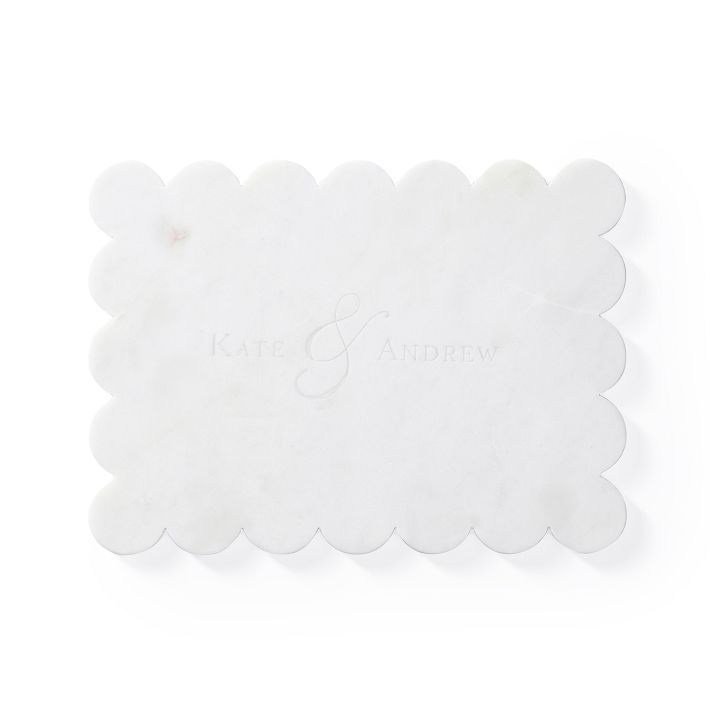 Scalloped Marble Cheeseboard | Mark and Graham