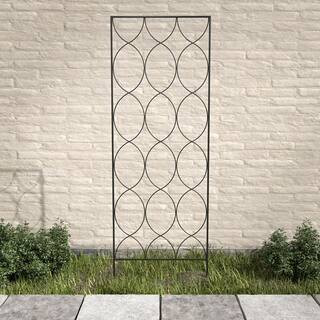 72 in. Glory Trellis in Black | The Home Depot