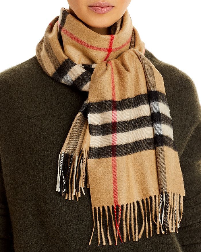 Classic Check Cashmere Scarf | Bloomingdale's (US)