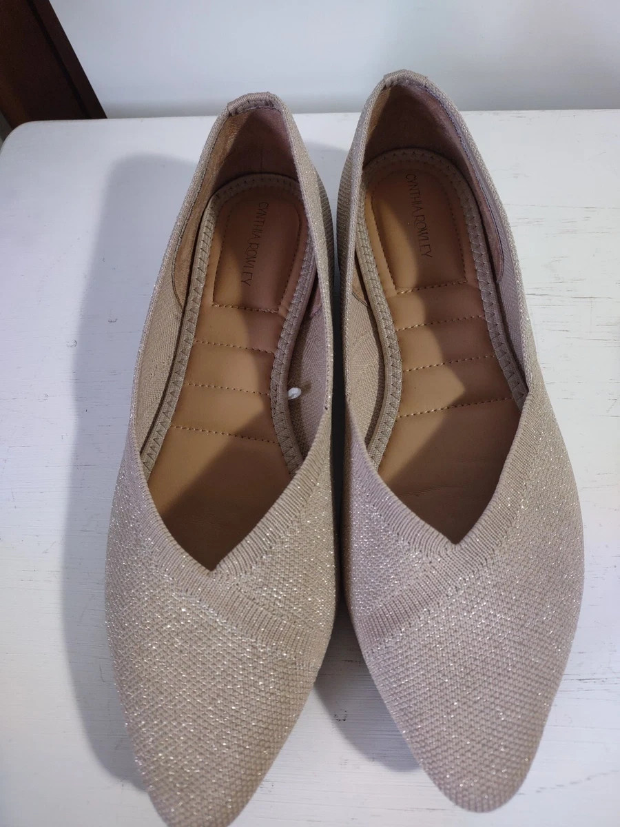 Cynthia Rowley --Calla--Comfort Ballet Flats, Size 8, Fabric w/Rubber Sole,  | eBay | eBay US