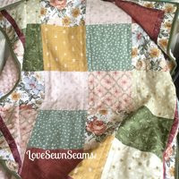 Wildflower & Honey Quilt/Vintage Rose/Woodland Quilt/Nursery Quilt/Garden Quilt | Etsy (US)