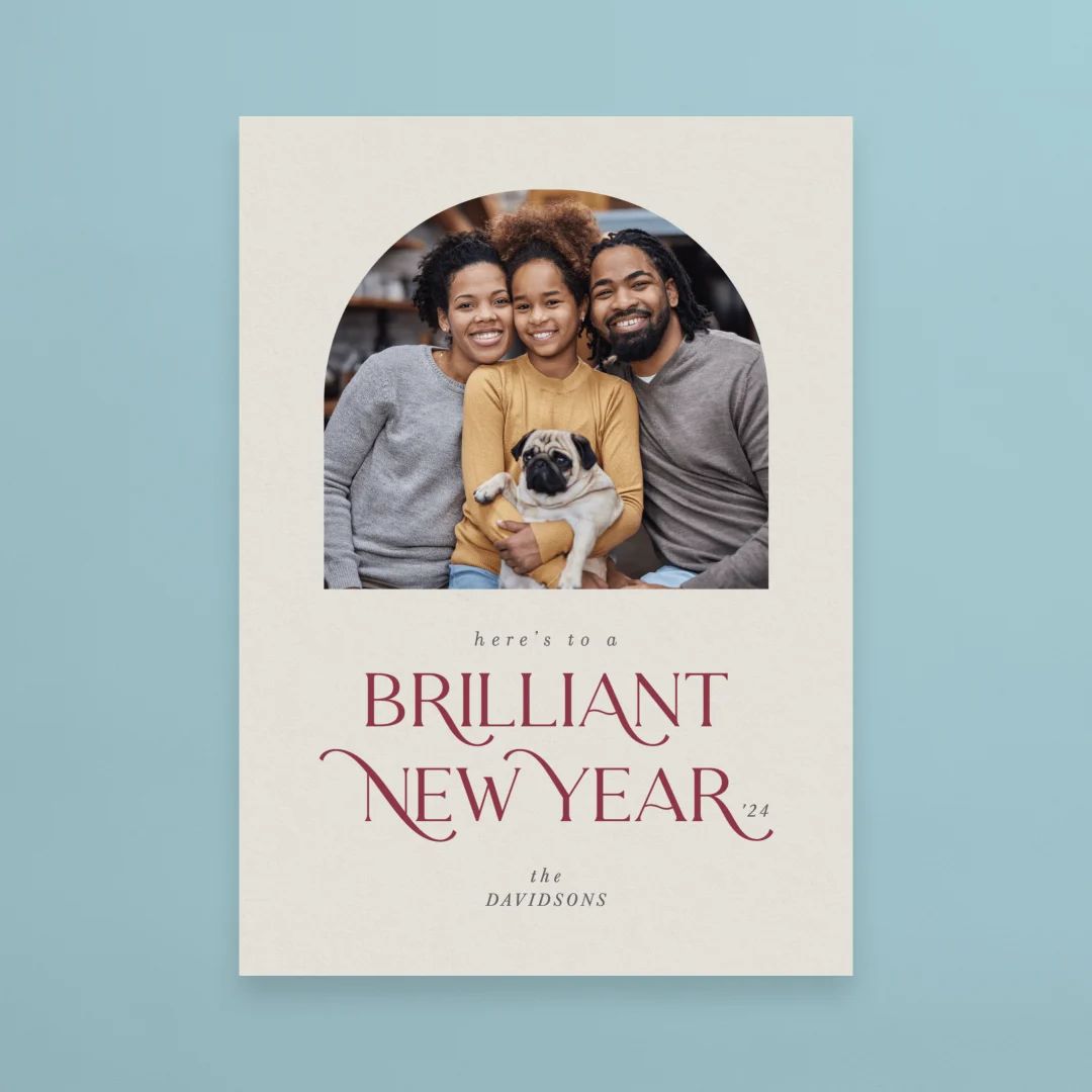 Brilliant New Year | Postable | Postable