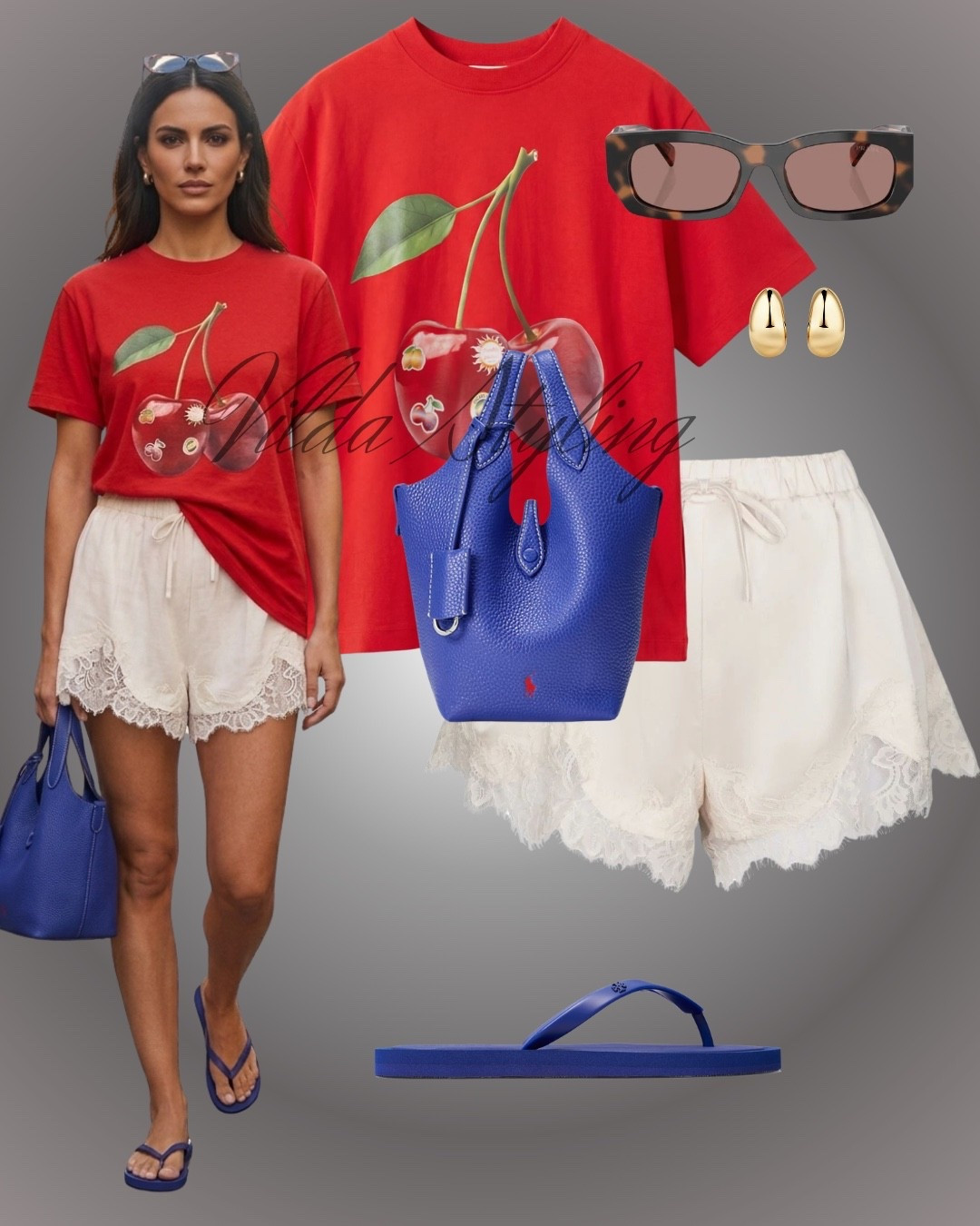 Lace satin short and red graphic t-shirt🍒
#RalphLauren #satinshort

#LTKsummer #LTKspring #LTKstyletip