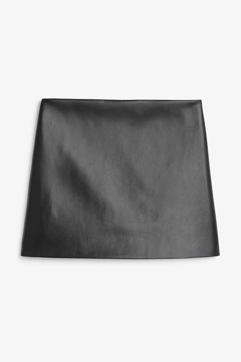 Faux leather mini skirt | H&M (UK, MY, IN, SG, PH, TW, HK)