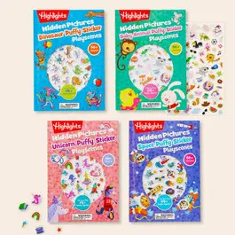 Hidden Pictures Puffy Sticker Playscenes Collection | Highlights For Children