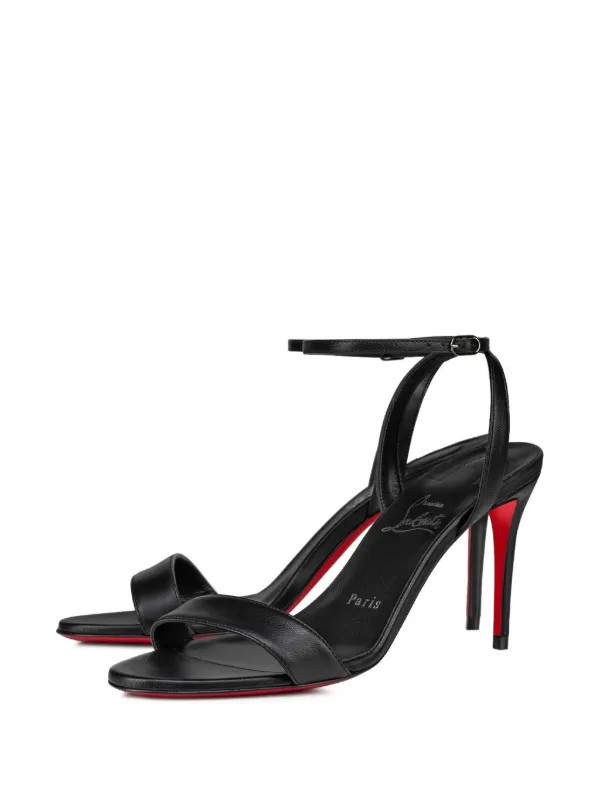 Loubigirl 85mm leather sandals | Farfetch Global