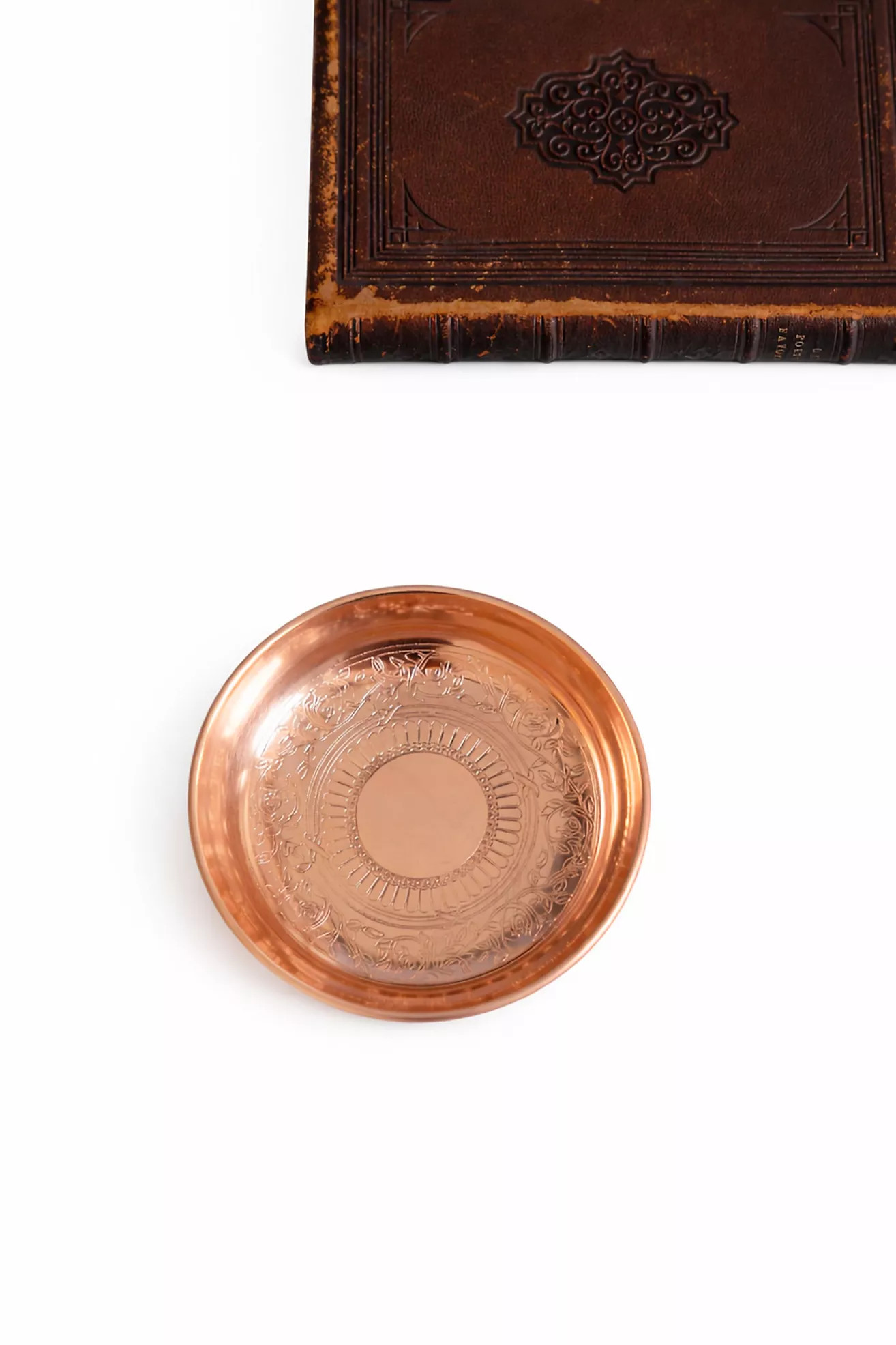 Coppermill Kitchen Vintage Inspired Rosette Pattern Ring Dish | Anthropologie (US)