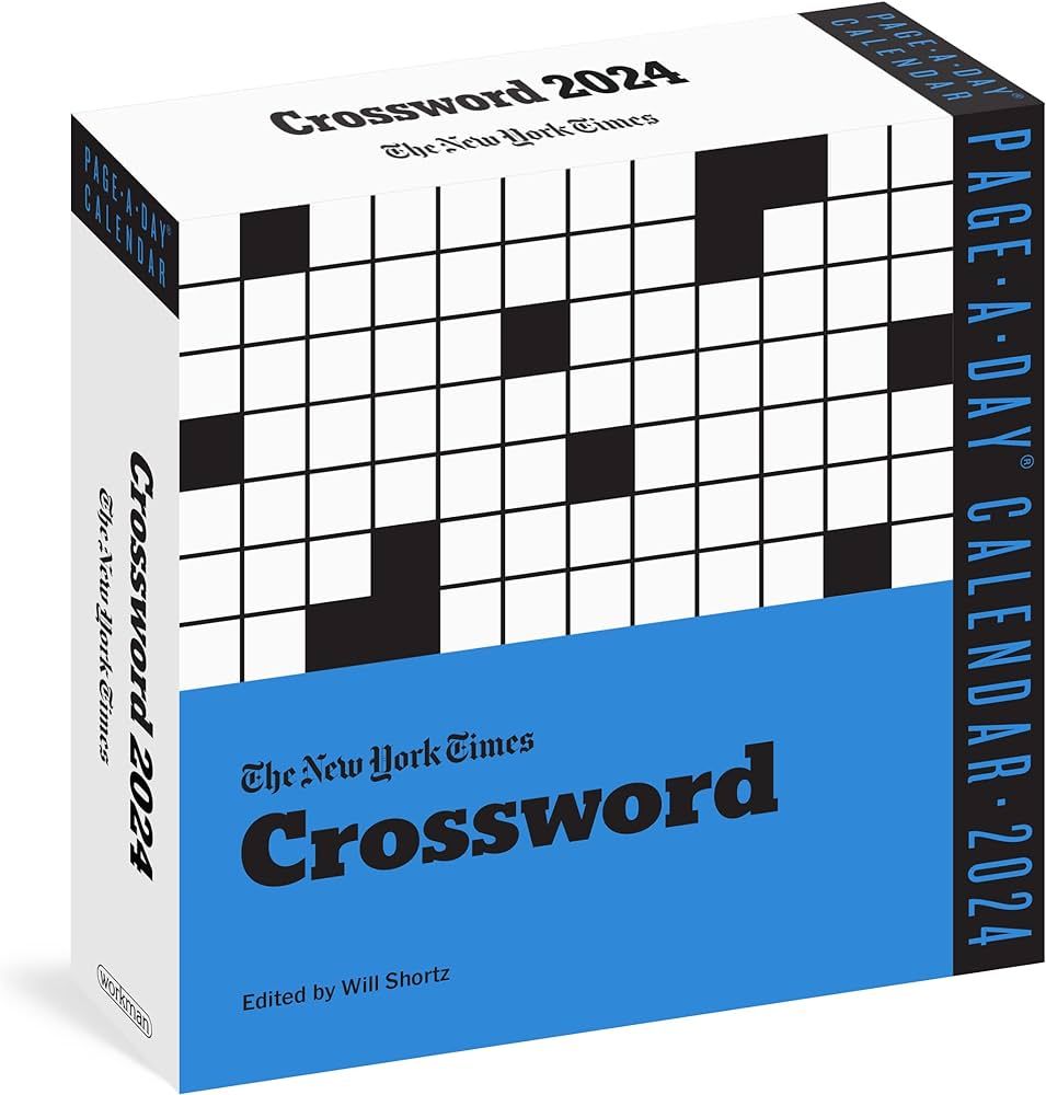 The New York Times Daily Crossword Page-A-Day Calendar 2024: For Crossword Beginners and Puzzle P... | Amazon (US)