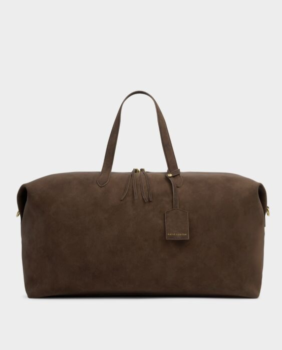 Soho Suedette Weekend Bag in Chocolate | Katie Loxton Ltd. (UK)