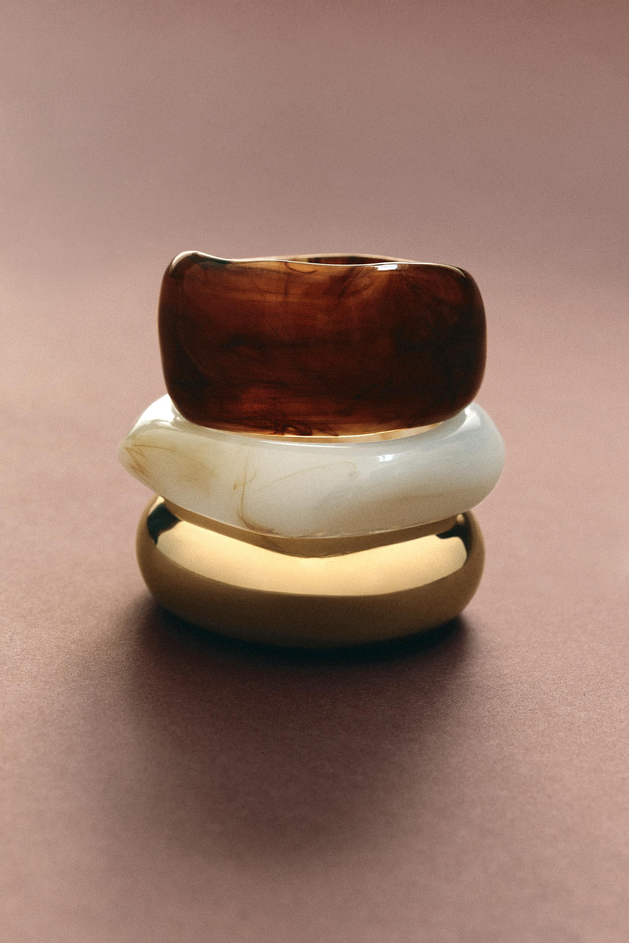 PACK OF 3 SHAPED BRACELETS | Zara UK