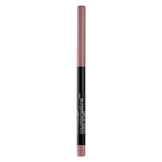 Maybelline Color Sensational Shaping Lip Liner with Self-Sharpening Tip, Dusty Rose, 1 Count | Amazon (US)