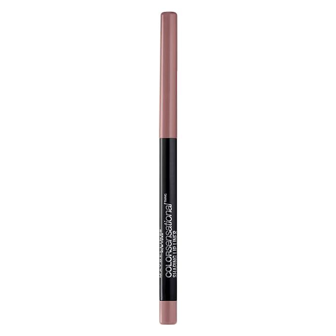 Maybelline Color Sensational Shaping Lip Liner with Self-Sharpening Tip, Dusty Rose, Nude Pink, 1... | Amazon (US)