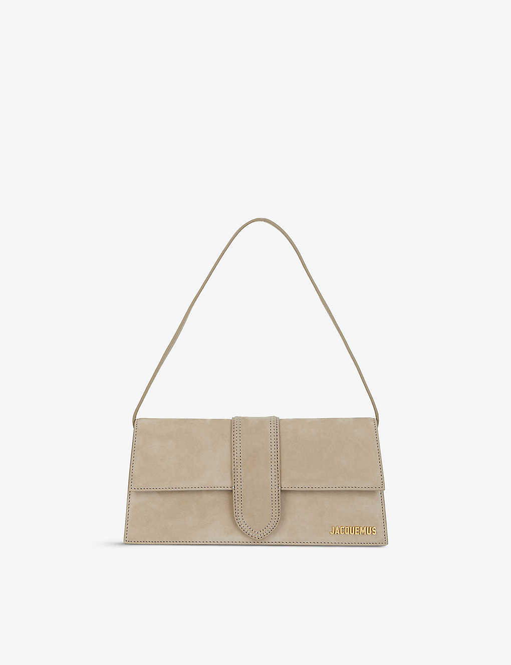 JACQUEMUS Le Bambino Long suede shoulder bag | Selfridges