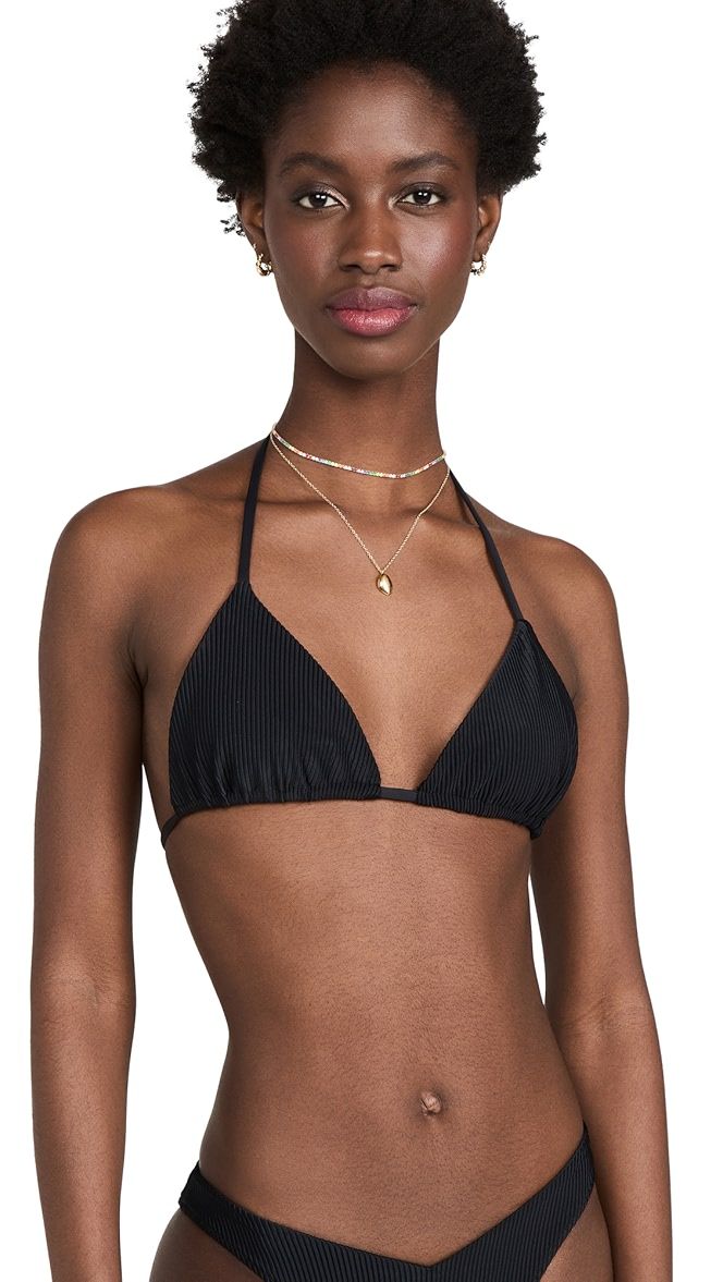 Tia Ribbed Bikini Top | Shopbop
