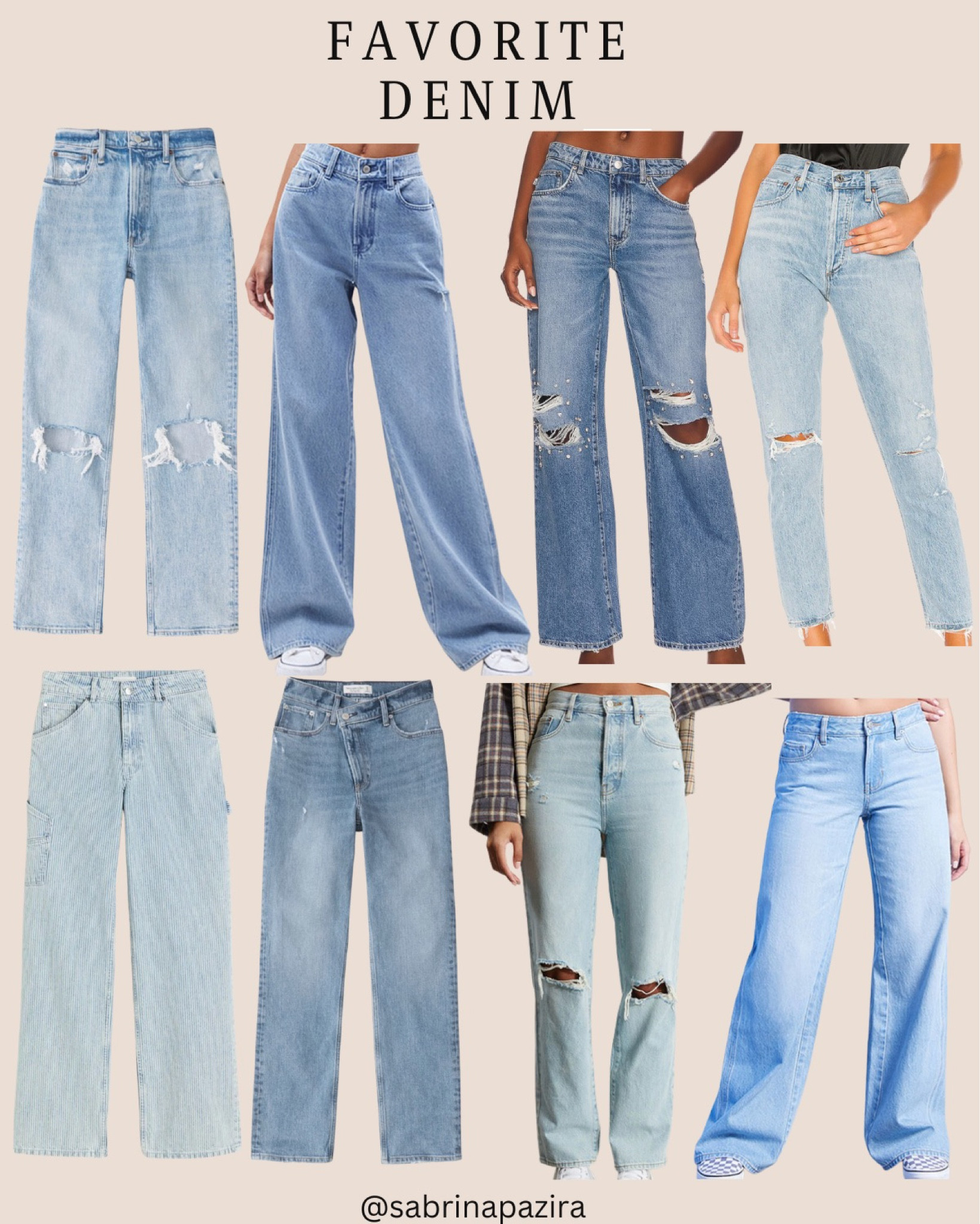 My favorite denim, light wash, medium wash, dark wash, holes, distressed

#LTKunder100 #LTKSeasonal #LTKstyletip