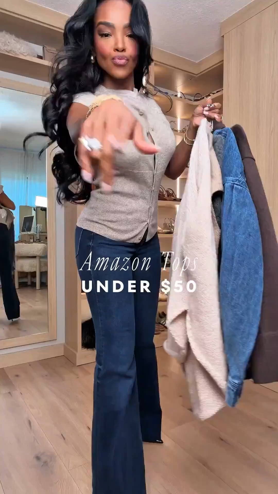 Scroll to shop affordable Amazon tops styled with everyday denim.

Perfect for casual days, errands, or everyday outfits.

📏 Sizing:
Top: Size Small  
Jeans: 4 Long / 27  

Measurements: 5'4", 138 lbs, 34D bust, 27" waist, 40" hips

Amazon fashion finds, affordable Amazon tops, Amazon outfits under $50, everyday outfit ideas, casual denim outfits, capsule wardrobe basics, neutral outfit ideas, Amazon fashion essentials, affordable style finds

Follow me on Instagram and YouTube @kirasfashionfinds