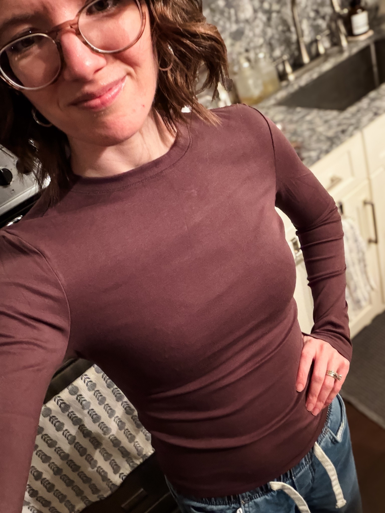 The best layering top! Runs TTS and comes in a buuuuunch of colors!

#LTKTravel #LTKSaleAlert #LTKootd