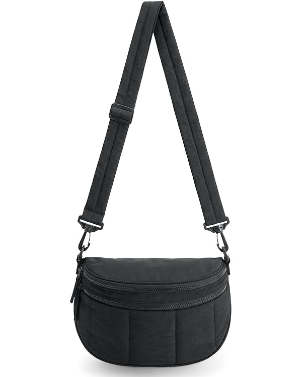 BAGSMART Crossbody Bags for Women Travel Purse, Puffer Bum Bag Handbag Wallets, Crossbody Fanny P... | Amazon (US)