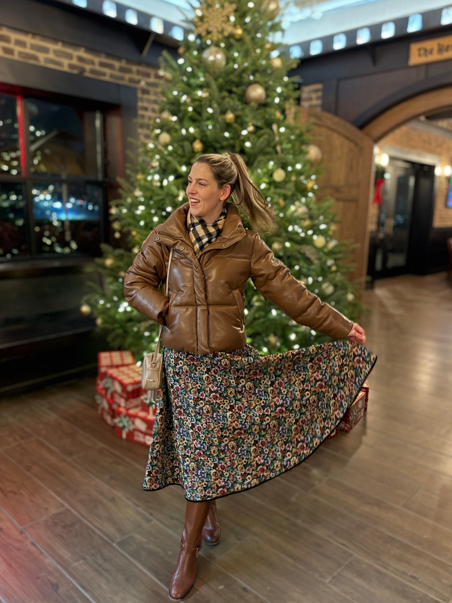Puffer - older, linking similar 

Skirt - from Munich, Germany, linking similar 

Boots - older, linking similar 

Wearing tights underneath!

#LTKSeasonal #LTKHoliday