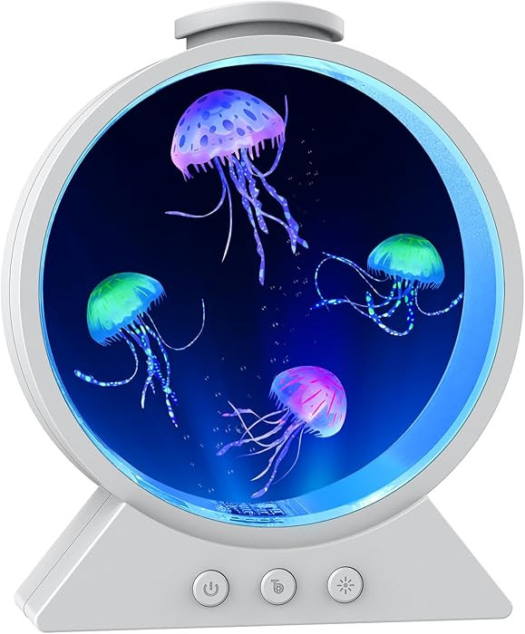Jellyfish Lamp, 7-Color Changing Jellyfish Aquarium Light for Relax, Mood Lamp for Home, Office &... | Amazon (US)
