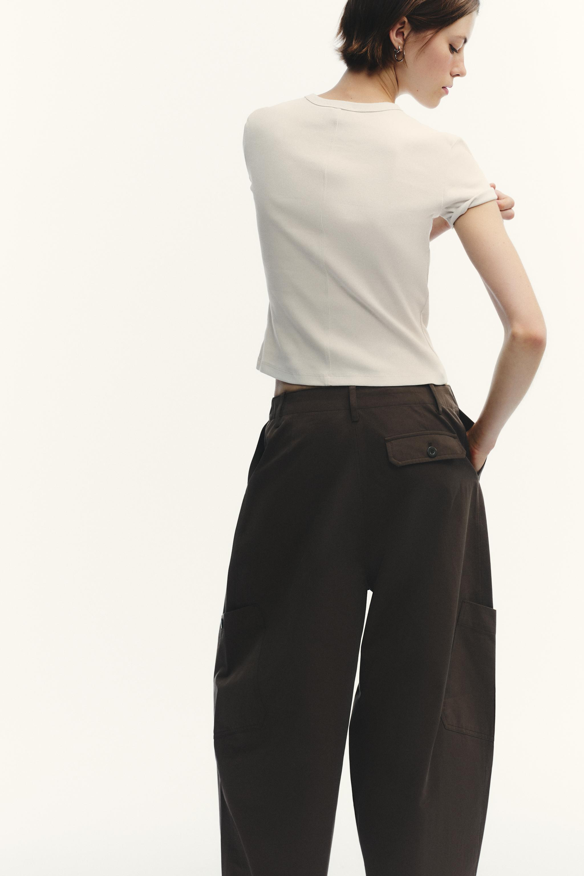 T-SHIRT WITH BACK SEAM | Zara UK