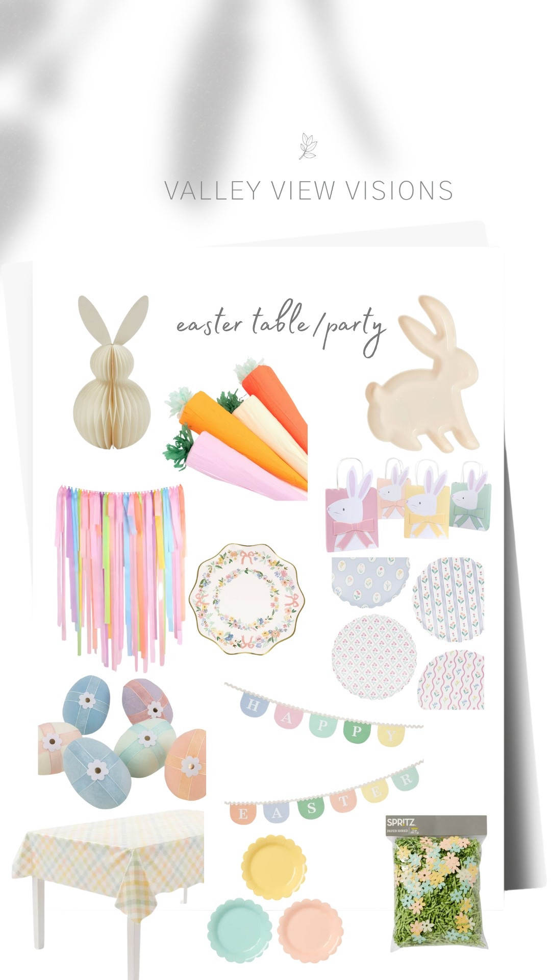 Easter party decor 

#LTKParties #LTKHome #LTKSeasonal