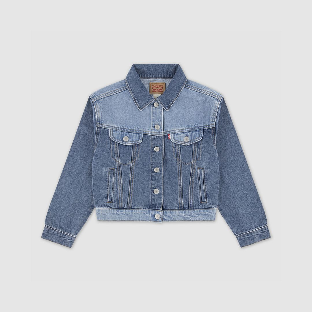 Levi's 90'S Shrunked Blocked Trucker Jacket Big Girls S-XL M | Levi's US