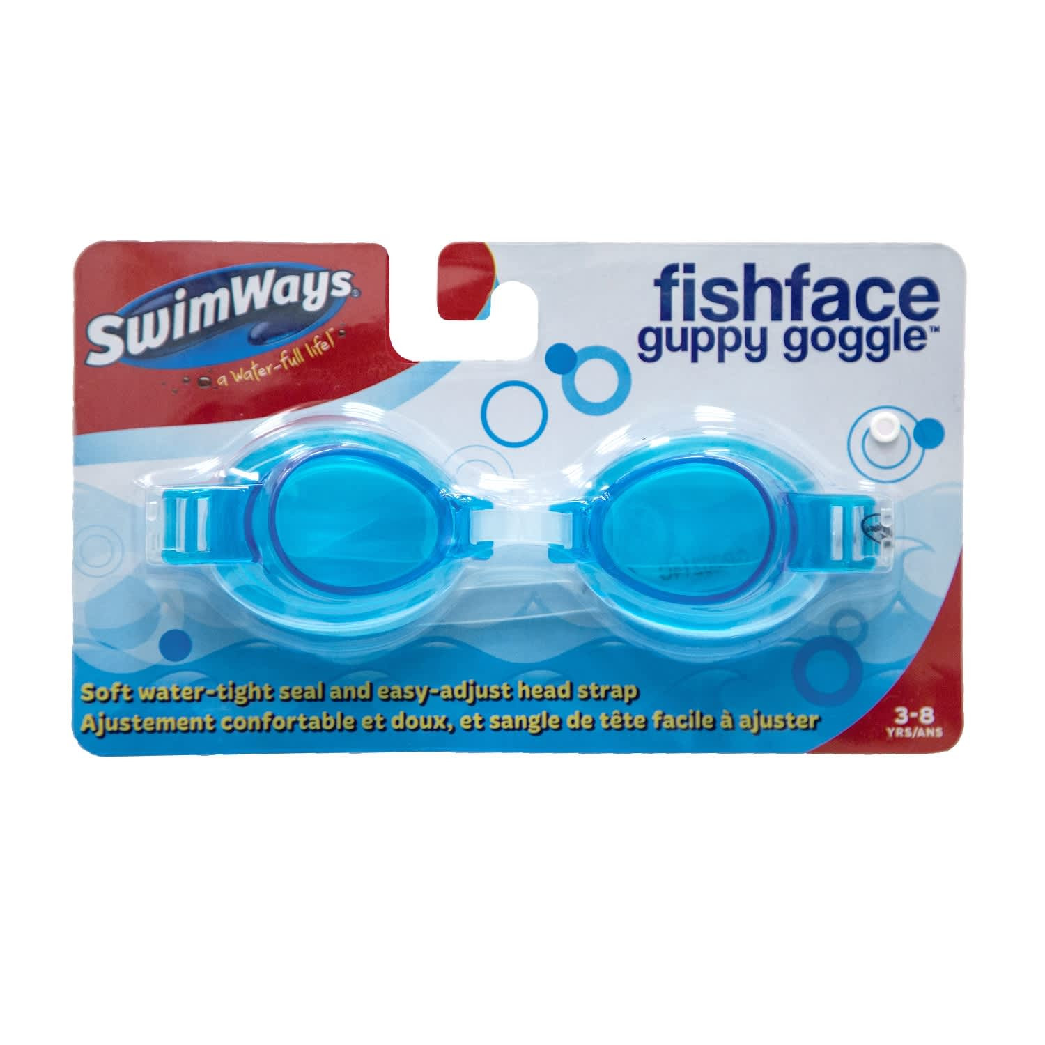 SwimWays 5.75 inch Blue Fish Face Guppy Goggles Swimming Pool Accessory one_size | SWIM-WAY-12067-BLUE | Lowe's