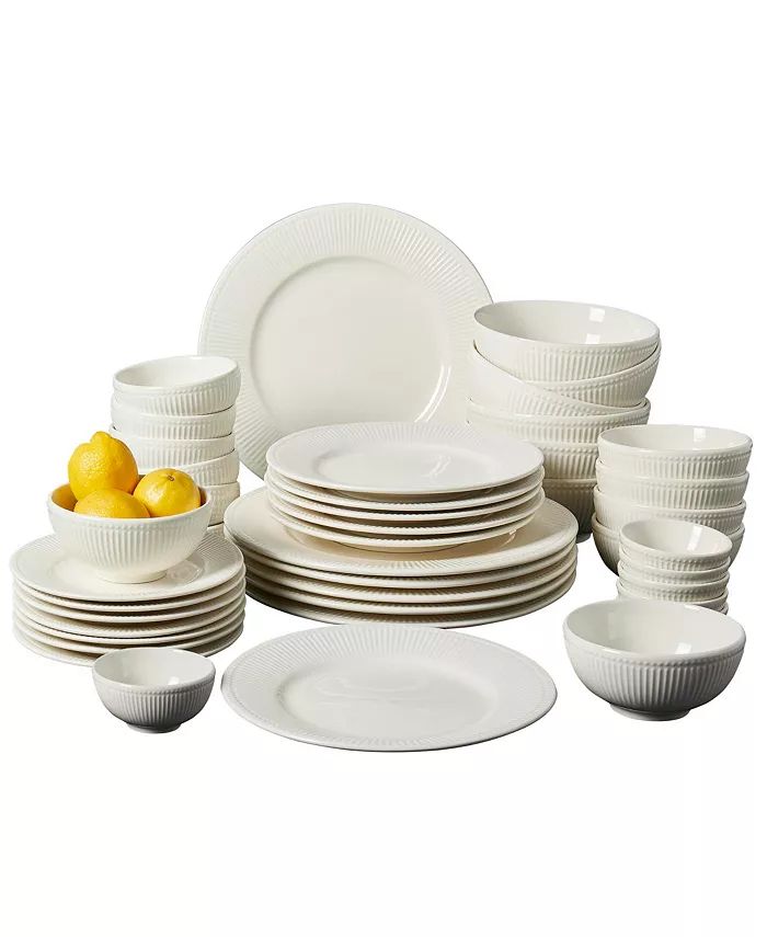 Tabletops Unlimited Inspiration by Denmark Fiore 42 Pc. Dinnerware Set, Service for 6, Created fo... | Macys (US)