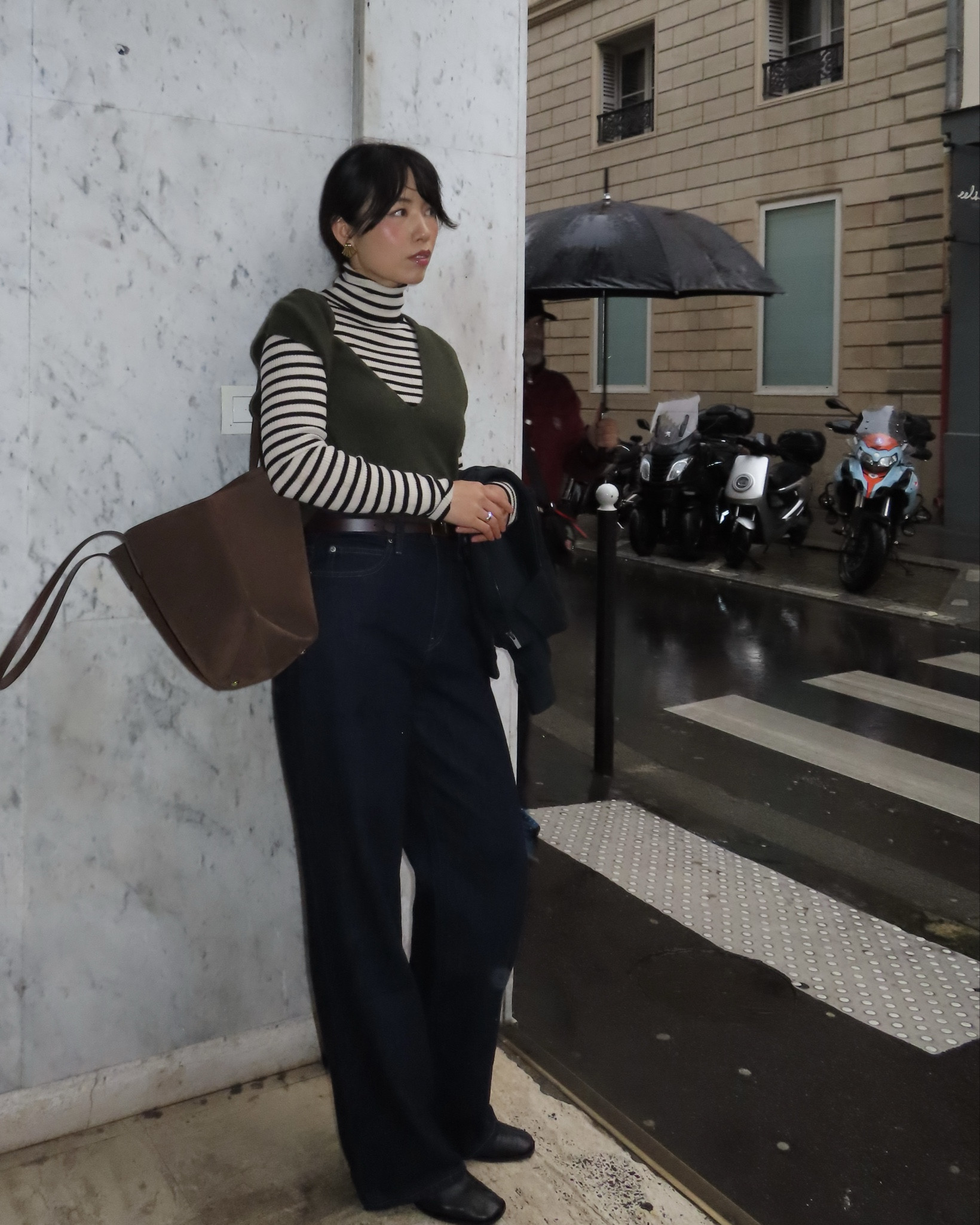 Rainy day outfit 