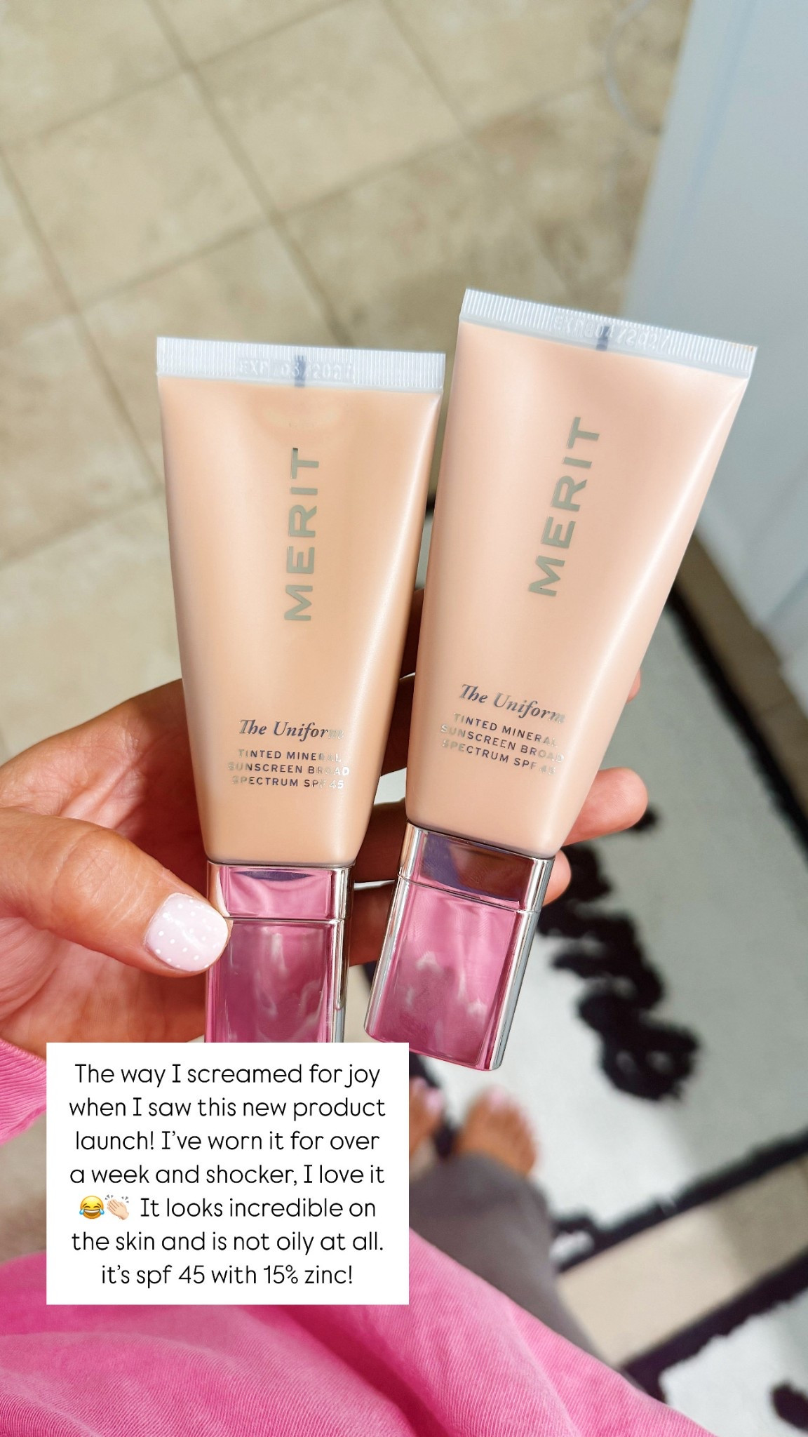 New merit tinted sunscreen is amazing! Shade 22 is perfect on me for summer!

#LTKSummerEdit #LTKBeauty #LTKFindsUnder50