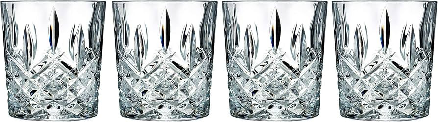 Marquis by Waterford Markham Double Old Fashion Set of 4, 11 oz, Clear | Amazon (US)