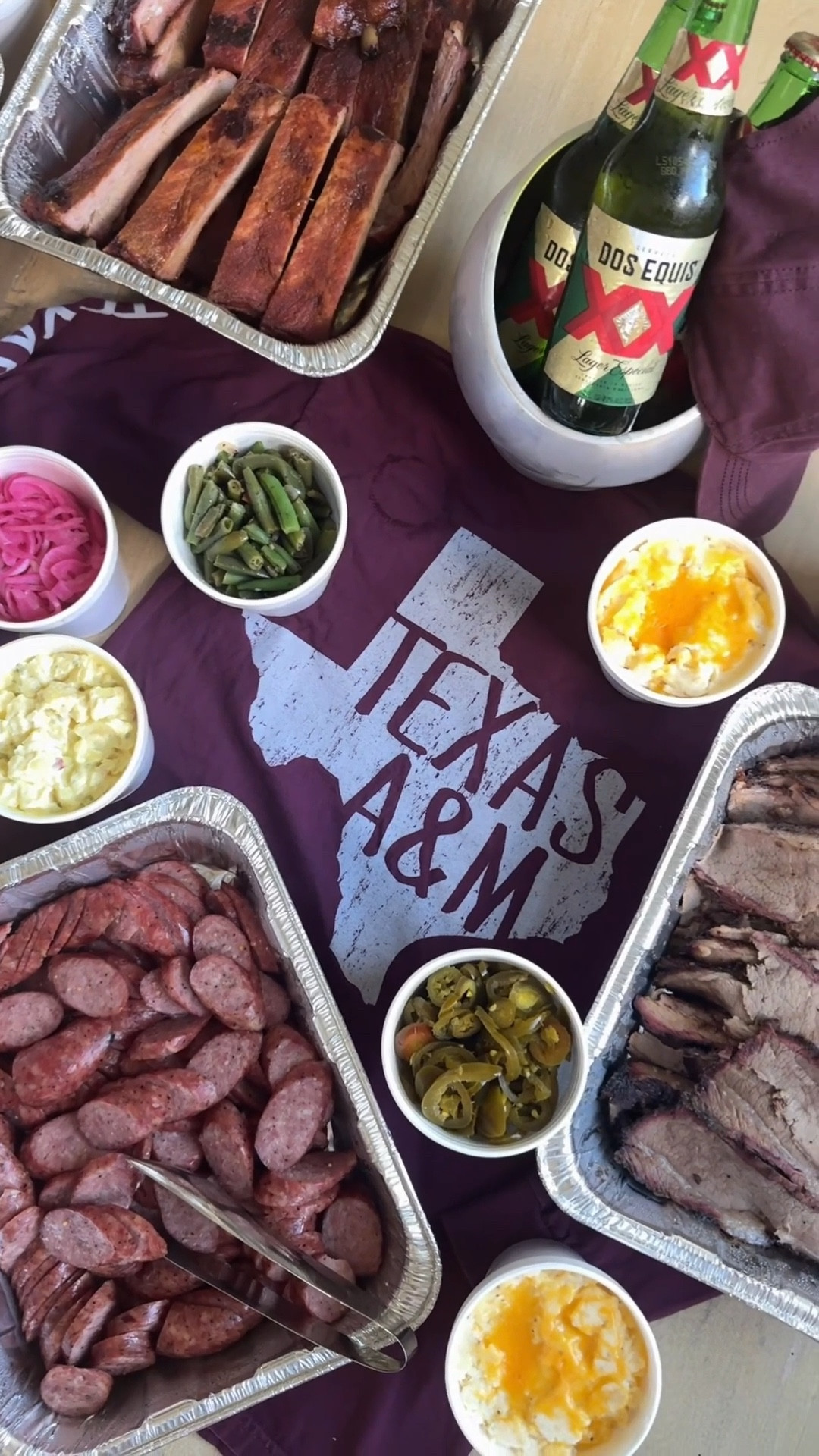 Brookstreet BBQ 🤝🏼 Aggie Game

We picked up two Stonehouse Feasts for our Aggie game day party last Saturday. This included brisket, sausage, pulled pork, St. Louis ribs, potato salad, Cole slaw, beans, green beans, baked potato casserole, Mac & cheese, bbq sauce, bread and all the toppings!

We fed 12 adults and 15 kids with this spread - and STILL had leftovers! Brookstreet was a crowd pleaser with our group. I definitely recommend them for a large party!

They have three locations in Houston a Montrose, Sugar Land and Missouri City. 

#LTKfoodie